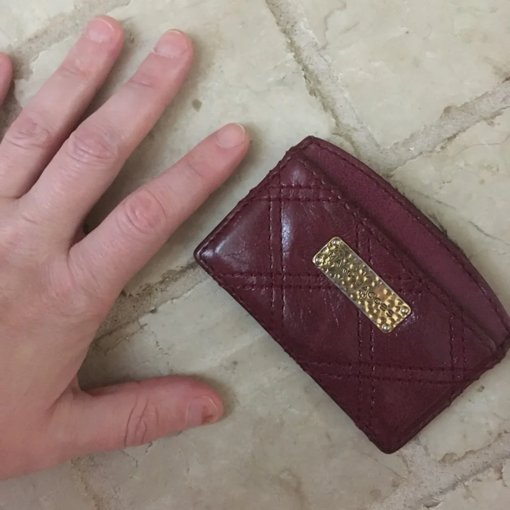 Marc Jacobs Cardholder Wallet | Leather Quilted | Work Polished Luxury